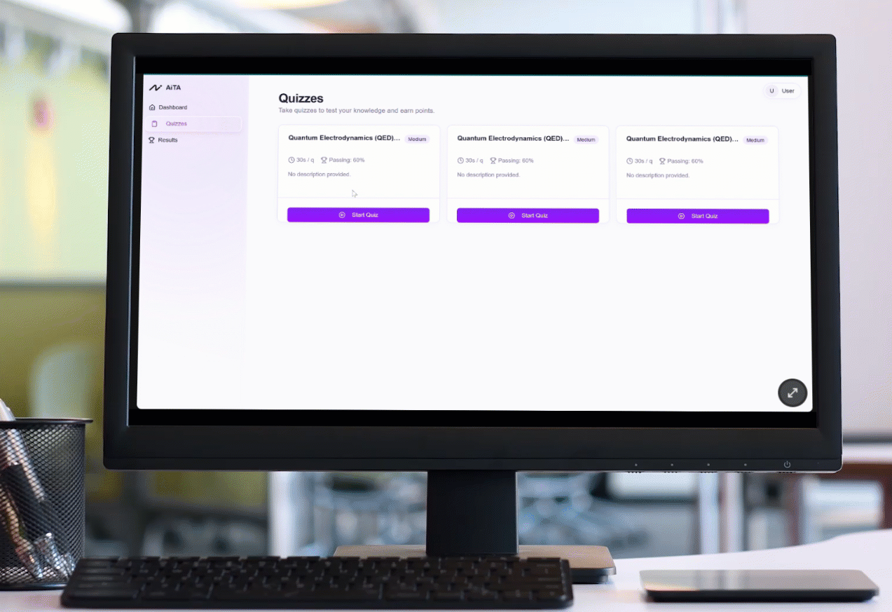 AiTA Dashboard Preview